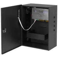 Блок питания 12 VDC/20 A, 220 VAC, корпус         285х395х165 мм (место для 2  аккумуляторов 17 Ач)