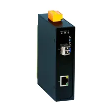 Медиаконвертер SFP 1000Base-X 1 порт Ethernet 10/100/1000Base-TX RJ45 12-48VDC/18-30VAC резервированный источник питания STEZ-MC-GETH-GSFP
