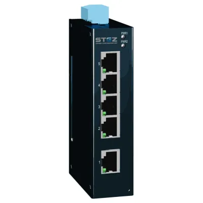 Коммутатор неуправляемый промышленный 5?портов 10/100Base-TX 12?48?VDC/18?30?VAC резервированное питание STEZ1005?T
