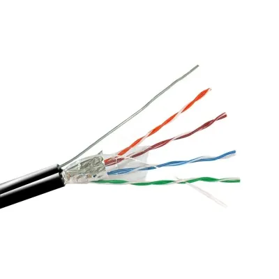Витая пара F/UTP кат 5e 4х2х0.51 AWG24 Premium с тросом PE OUT
