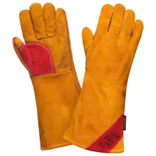 Перчатки (краги) 2Hands (Siberia) Т64-11-ru, р-р 10,5, спилок КРС/хлопок, лен, швы Kevlar
