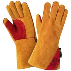 Перчатки (краги) 2Hands (Siberia) Т92-11-ru, р-р 10,5, спилок КРС/хлопок, лен, швы Kevlar