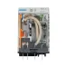Реле миниатюрное силовое, 3CO, коммутируемый ток 16 А, AgSnO, напряжение 24V DC, опция – тест-кнопка+светодиод+защитный диод