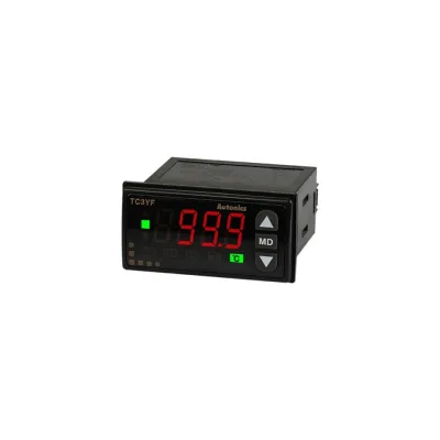 Температурный контроллер TC3YF-34R, 72 х 36 мм, выход компрессора + выход антиобледенителя + выход вентилятора испарителя, 100-240 В~, выход: релейный, 