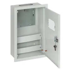 Корпус металлический  ЩУРВ-1/12, 437х280х140 мм, IP31, RAL7035 светло-серый LITE
