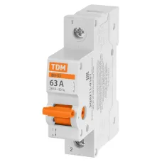 Выключатель нагрузки (мини-рубильник) ВН-32 1P 63A Home Use TDM