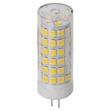 Лампа светодиодная G4-7 Вт-230 В-3000 К, SMD, 18,5x57 мм