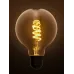 Лампа светодиодная LED шар G95, 4 Вт, 230 В, 2700 К, E27, золотистый, филамент спираль