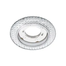 Светильник встраиваемый  GX53 230 В LED подсветка 5 Вт зеркальный хром