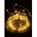 "Гирлянда светодиодная ""Роса100"" 100LED, 10м, 3000К, 3хАА"