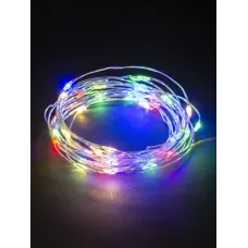 "Гирлянда светодиодная ""Роса20"" 20LED, 2м, многоцвет., 2хCR2032"