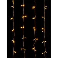 "Гирлянда светодиодная ""Занавес"" 1,5х1,5 м, 168LED, белый тёплый, 8 режимов, 250 В, IP20"