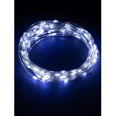 "Гирлянда светодиодная ""Роса 100-Д"" 10 м, 100LED, белый, ПДУ, USB, IP20"