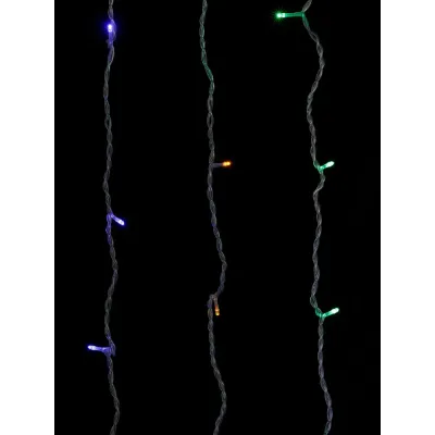 "Гирлянда светодиодная ""Занавес"" 1,5х2,5 м, 169LED,  многоцветн., 8 режимов, 250 В, IP44"