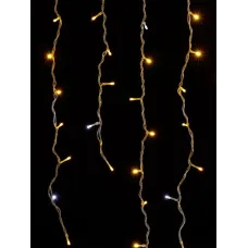 "Гирлянда светодиодная ""Бахрома"" 2х1 м, 152LED, 3000К, мерц-е, посл. подкл, IP44, 250 В"