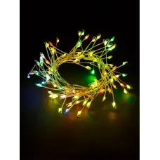 "Гирлянда светодиодная ""Самоцветы"" 100LED, 2 м, RGB, USB, IP20"