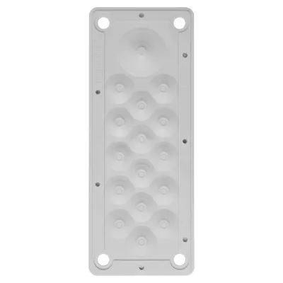 Кабельный ввод мембранный КВМ-16, ТЭП, RAL7035, IP54, 16 вводов TDM