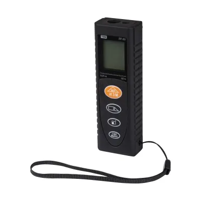 Рулетка лазерная ЛР-60, дальность 60 м, точность 2 мм, подсветка, IP54, 2хAAA, ''Алмаз''