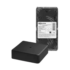 Коробка распаячная КР 100х100х29 ОП черная IP40 TDM