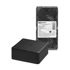Коробка распаячная КР 100х100х44 ОП черная IP40 TDM