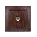 Розетка телефонная RJ11 венге Лама TDM Розетка телефонная RJ11 венге Лама TDM