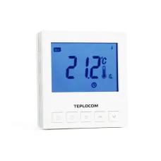 Термостат комнатный Teplocom TS-Prog-220/3A, проводной, прогр., реле 250В, 3А