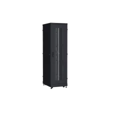 Напольный шкаф TFA-R 19'' 42U дверь со стеклом и металлическая металлические стенки Ш600хВ2114хГ800мм в разобранном виде черный