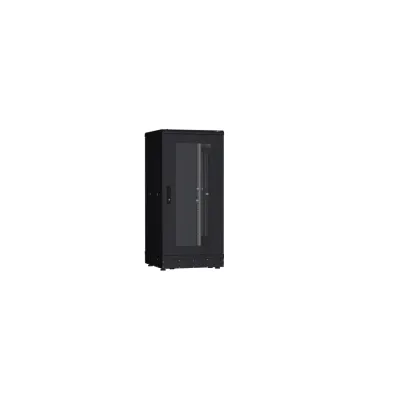 Напольный шкаф Essential Line серии TFI-R 19'' 24U перфорированные двери металлические стенки и задняя дверь Ш600хВ1241хГ800мм в разобранном виде серый RAL703