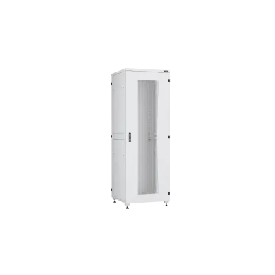 Напольный шкаф Essential Line серии TFI-R 19'' 42U перфорированная дверь цельнометаллические двухуровневые стенки и задняя дверь Ш600хВ2042хГ1000мм в разо