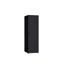 Напольный шкаф 19'' 42U металлические двери металлические стенки Ш800хВ2010хГ800мм в разобранном виде черный