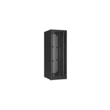 Напольный шкаф NIKOMAX серии TFR-R2 19'', 47U, двустворчатые перфорированные двери, металлические стенки, Ш800хВ2232хГ1000мм, в разобранном виде, черный