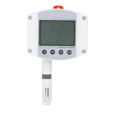 Датчик температуры и влажности воздуха RS485 Modbus RTU c дисплеем 12-24В