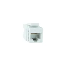 Eurolan Розеточный модуль Keystone кат. 5e, UTP, 1xRJ45, T568A/B, белый