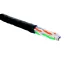 Кабель категории 6, U/UTP, 4 пары, 23 AWG, нг(A)-HF, внешней/внутренней прокладки, черный, коробка 305 м