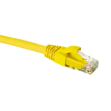 Патч-корд CAT6 U/UTP LSZH желтый 10м