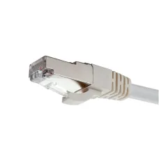 Eurolan Коммутационный шнур кат. 5e, F/UTP, LSZH, T568B, белый, 2.0 м