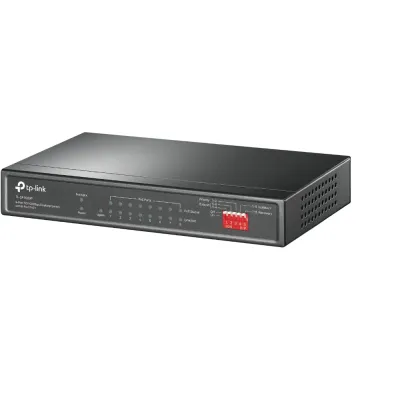 Коммутатор неуправляемый 9 портов RJ45 10 100 Мб/с PoE 30Вт