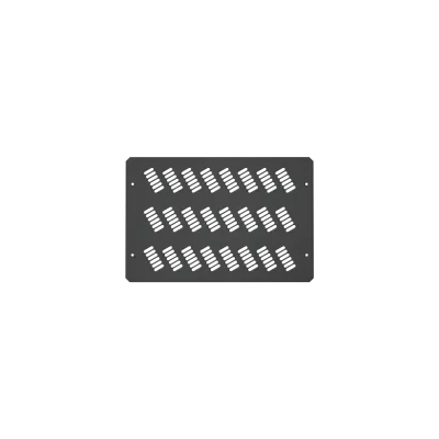 Заглушка проема вентиляторного блока Essential Line для шкафов серии TFI-R перфорированная 450х 300х1.5мм черная