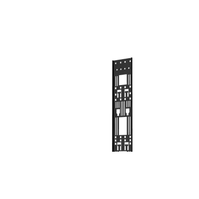 Лоток Zero-Unit NIKOMAX для крепления аксессуаров с крепежом, 47U черный.