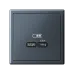 ARTGALLERY USB розетка тип-С 65Вт высокоскор.заряд. QC, PD, механизм, грифель