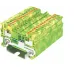 Клемма TP 1-1 земля, Push-in, сечение 10 мм. кв., желто-зеленая