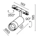 Светильник трековый Фокус Зум Focus Zoom Exility 2700-6000K 12Вт 15-50° Dim Dali2 черный (арт.TR212-4-12WTW-DD2-Z-B)