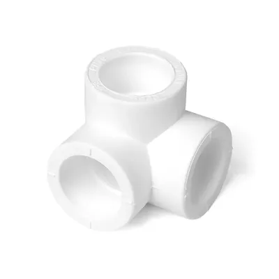 PRO AQUA Тройник двухплоскостной (Полипропилен PP-R) Белый 20мм