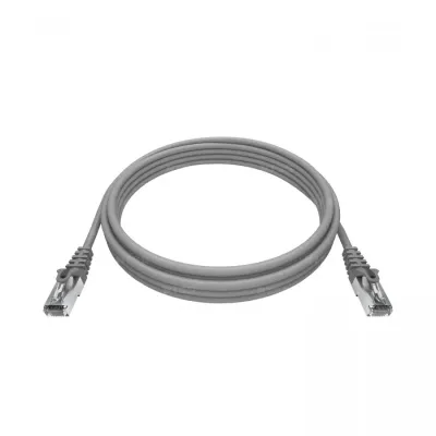 Патч-корд NTSS 2хRJ45/8P8C, T568B FTP 5e кат.     литой 1.5 метра, LSZH, серый