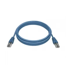 Патч-корд 2хRJ458P8C, T568B UTP 5e кат литой 3 метра, LSZH, синий