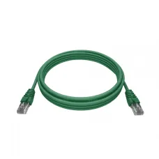 Патч-корд 2хRJ458P8C, T568B UTP 5e кат литой 015 метра, LSZH, зеленый