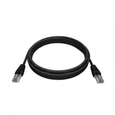 Патч-корд 2хRJ45/8P8C, T568B UTP 5e кат. литой 7 метров, LSZH, черный