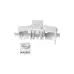 Модуль розеточный PREMIUM Keystone RJ45 UTP CAT5e 180 градусов безинструментальный белый ver2