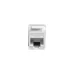 Модуль розеточный Keystone UTP RJ45 cat.5e. 180 градусов. белый