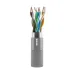 Витая пара F/UTP кат 5e 4 пары 24 AWG одножильный LSZH нг(А)-HF внутренний серый 305м